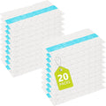 20Pack Vacmop Replacement Pads Compatible with Shark Vac Mop Pro VM250 VM251 VM252 VM200 VM190 VC205 QM250 VM200P12 VMP30 VMP10 VMP16, Disposable Vacuum Mopping Pad Refills for Hard Floor Cleaning