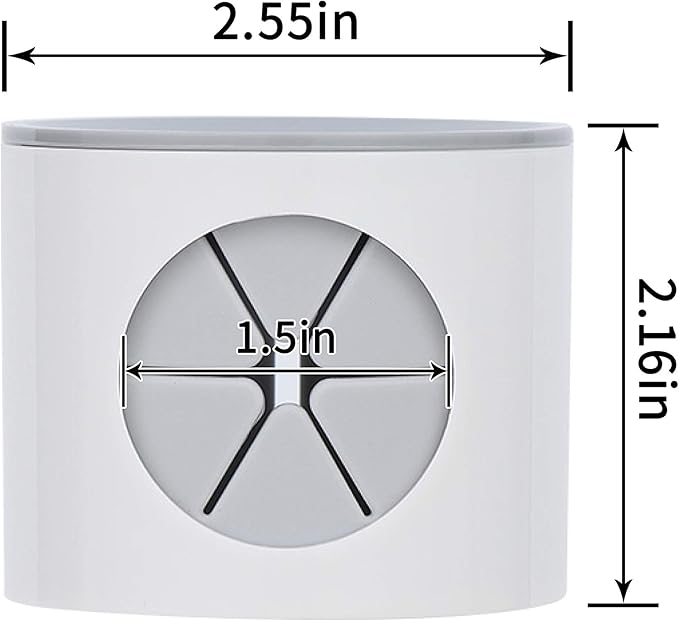 Electric Toothbrush Holder, Wall Mounted Shower Space-Saving Caddy, Toothbrush Holder for Kids, Bathroom Decor (1, Rose Red)