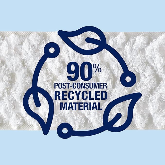Bona Sweeping Pads for Multi-Surface Floors - 24 Refills - Heavy-Duty & Disposable XL Microfiber Pads Sweep Away Dust, Dirt, & Pet Hair
