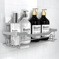 Shower Caddy Shelves Organizer, Single Pack, No Drilling Wall Mounted Self Adhesive Shower Shelves, Paint Nickel