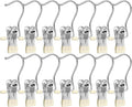 30 Pack Boot Hanger Legging Organizer for Closet, Boot Holder, Hanging Clips, Portable Multifunctional Hangers Single Clip Space Saving for Jeans, Hats, Tall Boots, Towels(Ivory)