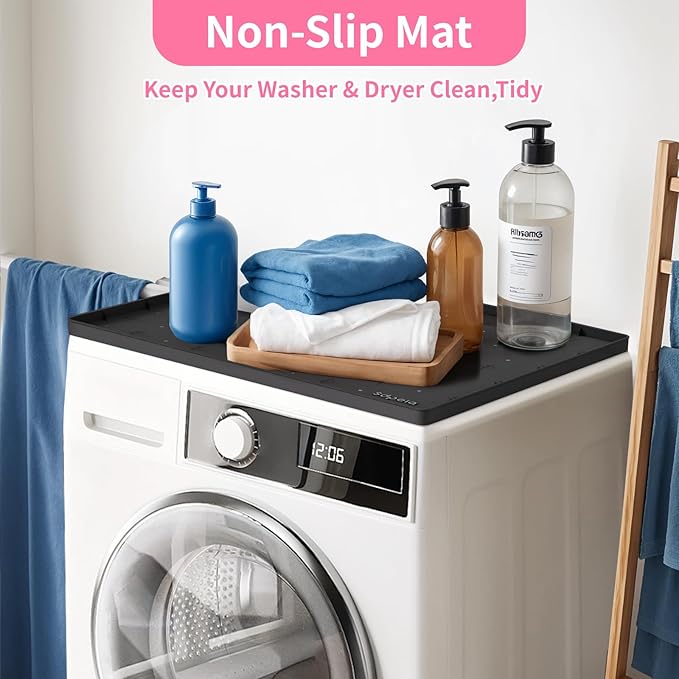 Sdpeia Under Sink Mat 22"×22" Waterproof Silicone Cabinet Liner & Sink Protector for Kitchen & Bathroom, Multi-Purpose Organizers Tray for Pets, Laundry, Cat Litter Mat