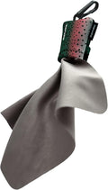 SPUDZ Ultra Microfiber Lens Cleaner – Closable Pouch, Clip-On, Washable – for Optics, Scopes, Glasses | Mountain Rainbow, 6 x 6 Inch