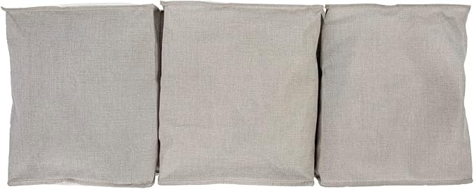 Household Essentials Under Bed Zippered Sweater Storage Bags with Clear Vision Panel, Set of 3, Silver,Gray