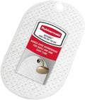 Rubbermaid INSTAMAT Tub Mat, Non-Slip Bath Mat Hangs Over Showerhead for Fast Drying, 27.2 x 15.2 Inch, BPA-Free, Easy Care Shower Mat for Inside Bathtub or Shower, White
