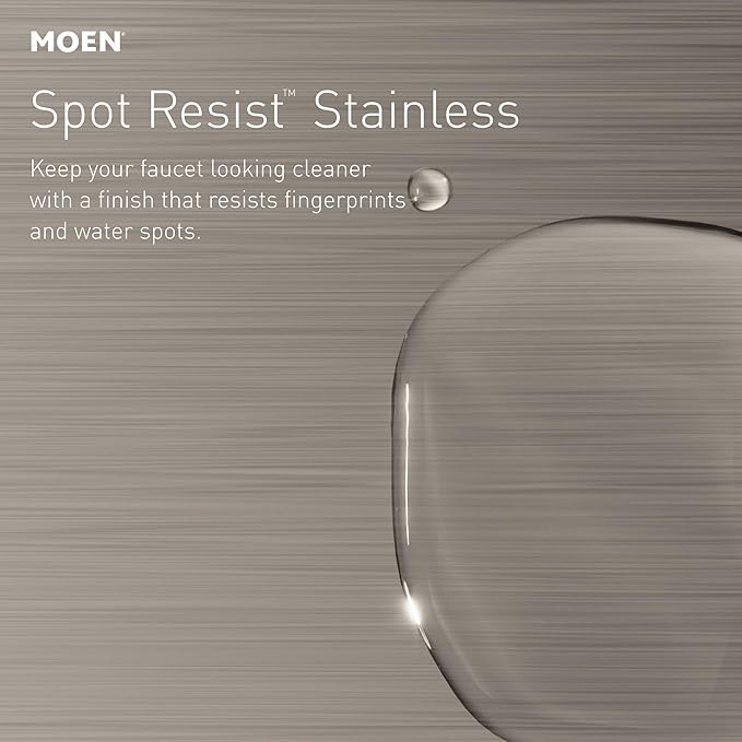 Moen Deck Mounted Lotion or Soap Dispenser for Kitchen Sink, Spot Resistant Stainless, 3942SRS