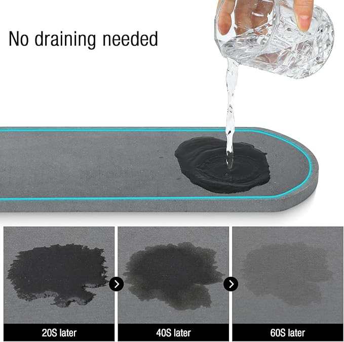 LARGE Kitchen Sink Caddy Organizer,[FLEXIBLE PLACEMENT & FAST-DRYING] Sponge Holder for Kitchen Sink Countertop with High Brush Holder-Rustproof 304 Stainless Steel-9.84"L x 4.72"W x 5.83"H