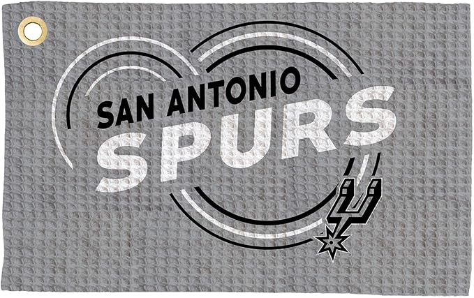 Northwest NBA Golf Towel – Official Licensed Microfiber Waffle Fabric, Absorbent 16x25 in Club Cleaning Accessory