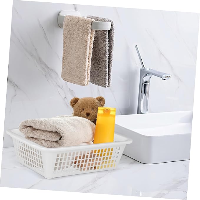 Rectangular Drain Storage Basket 10.82X8.03X3.14In Kitchen Sink Organizer with Drainage Holes Multi-Function Household Fruit and Vegetable Storage for Office Warehouse
