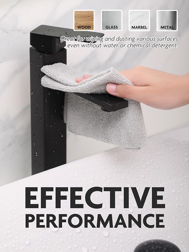 Fantasticlean Microfiber Cleaning Cloth Roll -60 Pack, Tear Away Microfiber Towels, 12" x 12", Reusable, Washable, Scratch Free, Ultra Absorbent for All-Around Cleaning Supplies (Grey & DimGrey)