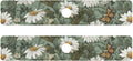 Kitchen Sink Splash Guard 2 PCS 30 Inch Sink Faucet Mat Splash Guard for Bathroom Countertop Water Absorbent Foldable Cuttable Soft Washable Summer Daisy Butterfly Green
