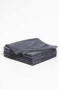 Rosyn Premium 420 GSM Microfiber Cloth Black 16x16 Inches - Luxury Scratch-Free Detailing Towel for Cars, Yachts, Boats & Watches - Ultra Soft, Lint-Free, Highly Absorbent (Large, 6, Count)