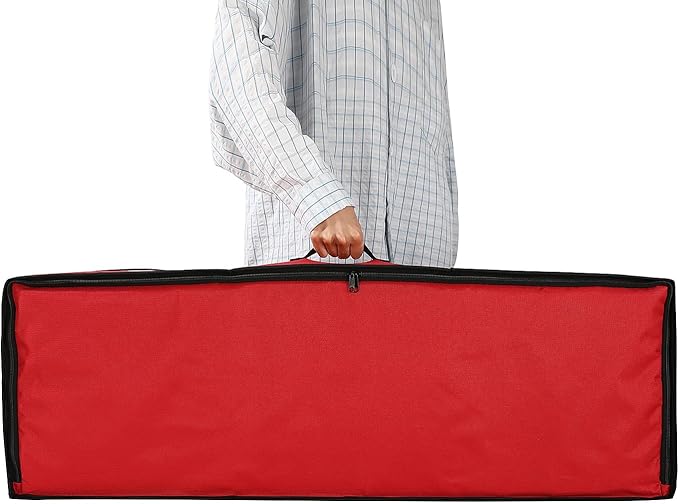 Sattiyrch Christmas Ornament Storage Box,Box Contributes Slots for 96 Holiday Ornaments 3-Inch Underbed Storage