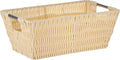 Whitmor Rattique Small Shelf Tote Latte