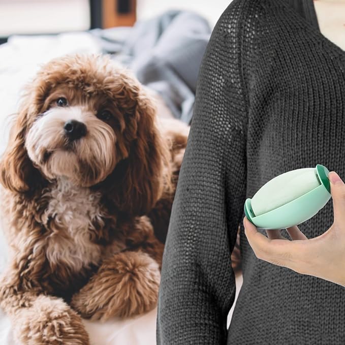 Reusable Washable Mini Travel Size Lint Roller - Extra Sticky Compact Portable Pet Lint Roller for Clothing, Sofas, Hair & Dust