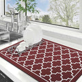 WISELIFE Dish Drying Mat Super Absorbent Drying Mat Large Dish Drying Mats for Kitchen Counter Easy Clean Dish Mat Kitchen Drying Mat18"x 28" Stylish Red