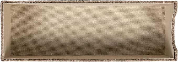 Household Essentials Brown 720-1 Deep Drawer Organizer Box for Storage | 12 in x 4 in x 3.13