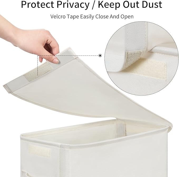 Chrislley 65L Slim Laundry Hamper with Lid Narrow Rolling Laundry Basket with Wheels Upgrade Foldable Dirty Clothes Hamper Portable Skinny Hamper Storage Bins (27.56 inches, Beige)