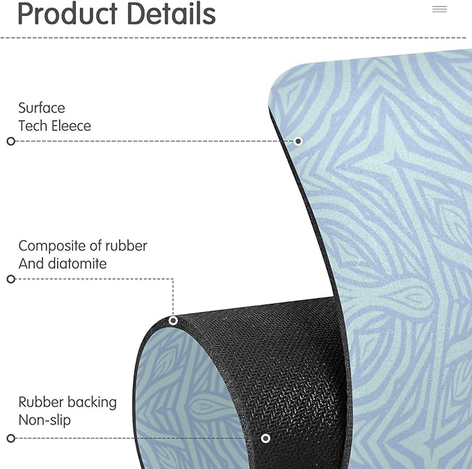 Kitchen Sink Splash Guard 1 PC 14.7 Inch Sink Faucet Mat Splash Guard for Bathroom Countertop Water Absorbent Foldable Cuttable Soft Washable Abstract Blue