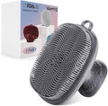 Face Scrubber Face Scrubber for Men Facial Cleansing Brush Silicone Face Wash Brush Manual Waterproof Cleansing Skin Care Face Brushes for and Exfoliating (Gray)