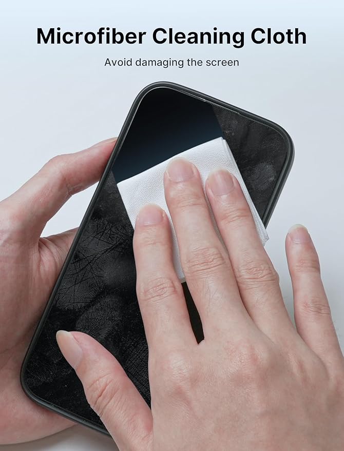 JSAUX Microfiber Cleaning Cloth 1-Pack(50 Total) for Steam Deck| Eye Glass Disposable Clean Cloth | Safe for Lens, Eyeglasses, Glasses, Screens, Cameras, iPad, iPhone, Cell Phone, LCD TV Screens More