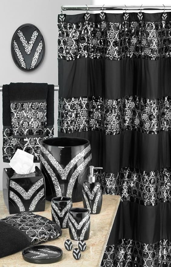 Zahari Home Sinatra Bath Tooth Brush Holder Modern Tooth Brush and Toothpaste Holder, Black