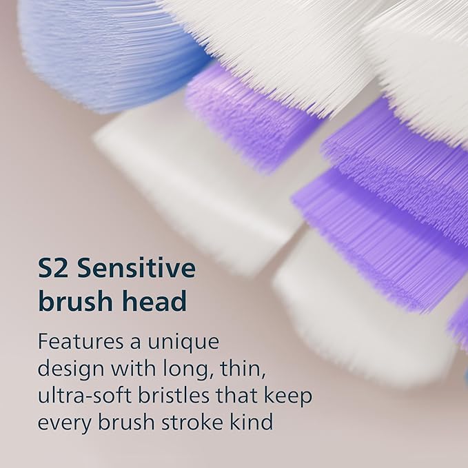 Philips Sonicare 6700 Series Electric Toothbrush - Next-Generation Sonicare Technology, Pressure Sensor, 9 Brushing Settings, SmarTimer, BrushPacer, 21-Day Runtime, Travel Case, Black, HX7411/06