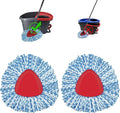 2 Pack Mop Head Replacement Compatiable with Oceda EasyWring,Mops Refill Replace Head for EasyWring Spin Mop 1 Tank Systerm - Microfiber, Easy to Replace,Deep Floor Cleaning and Machine Washable