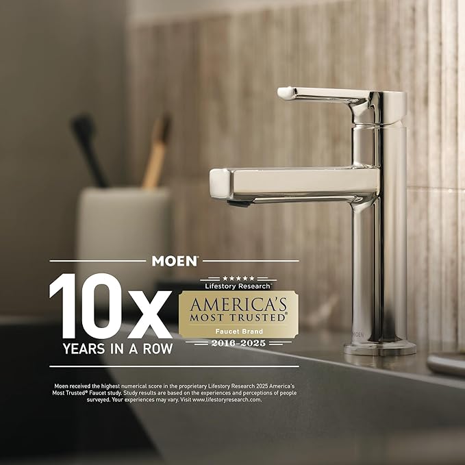 Moen Modern Deck Mounted Lotion or Kitchen Soap Dispenser Pump, Matte Black, 3942BL