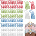 100er Pack Clothes Hanger Connector Hooks Space Saving Hanger Extender Hooks Closet Organizer for Plastic Hangers Velvet Hangers Wooden Hangers Wire Hangers Heavy Duty Hangers