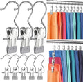 50 Pack Pants Hangers with Clip,Legging Organizer for Closet Hanging, Space Saving Yoga Pants Hangers Clip Hanger Wardrobe Organization,Closet Organizers and Storage for Jeans,Shorts,Skirts,Hats-Gray
