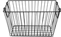 G.E.T. Heavy Duty Iron Wire Utility Storage Basket/Bin with Handles, 14" x 7" x 9"