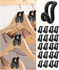 Velvet Clothes Hanger Connector Hooks [for Velvet & Multiple Hangers] 40PCS Space Saving Hanger Hooks Space Saver Hanger Extender Hook Clothes Hanger Hook for Clothes