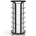 BROOKSTONE, Trending Black Toilet Paper Holder, Freestanding Bathroom Tissue Organizer, Minimalistic Storage Solution, Modern & Stylish Design [Holds MEGA Rolls]