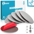 Neoera Door Stopper Wall Protector (5Pack) 2.3" Rubber Door Handle Bumper, Wall Protectors with Premium Self Adhesive Sticker for Protecting Walls (Gray)
