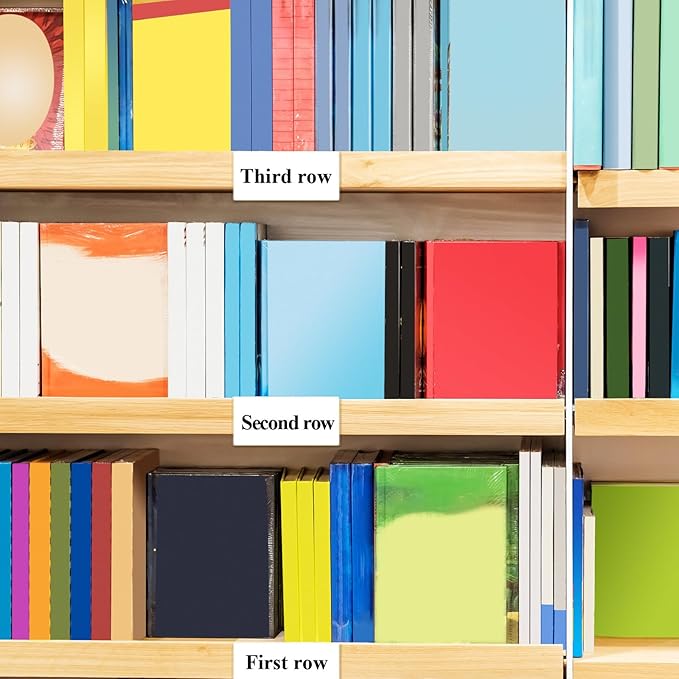 Containlol 15 Pieces Moveable Shelf Label Holders Clear Shelves Tags Moveable Library Markers Transparent Shelf Label Display Holder for Classroom Office Library Book Shelves(3 x 1.6 Inch)