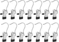 15 Pack Boot Hanger Legging Organizer for Closet, Boot Holder, Hanging Clips, Portable Multifunctional Hangers Single Clip Space Saving for Jeans, Hats, Tall Boots, Towels(Black)