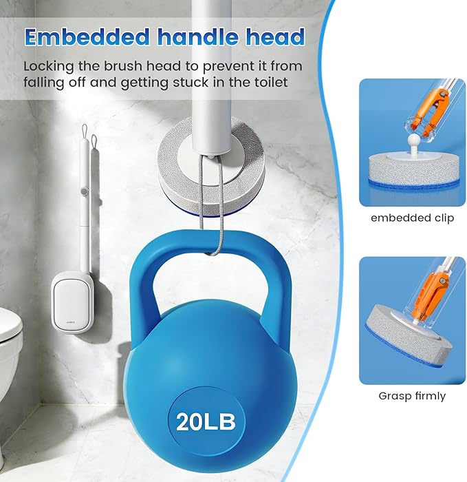 Toilet Wand Refills,Toilet Refill Pads, Disposable Toilet Brush Heads for Toilet and Bathroom Cleaning