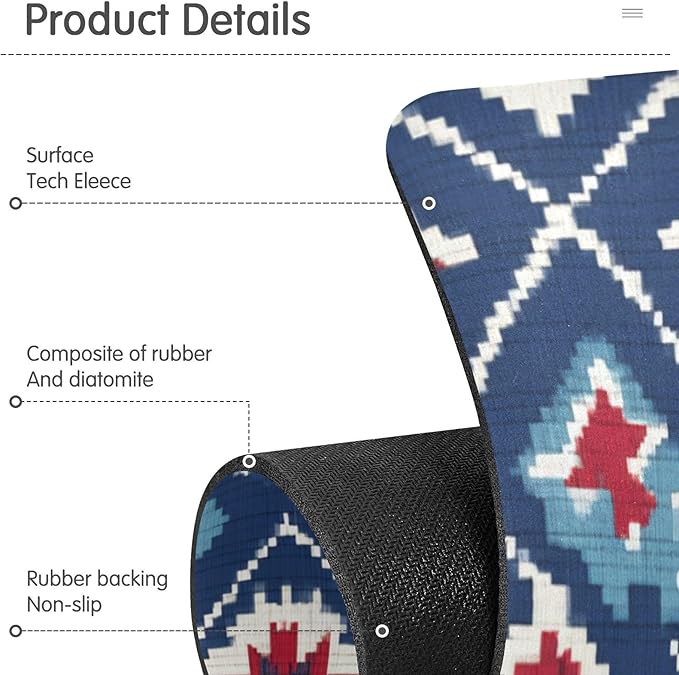 Kitchen Sink Splash Guard 1 PC 30 Inch Sink Faucet Mat Splash Guard for Bathroom Countertop Water Absorbent Foldable Cuttable Soft Washable Vintage Blue Floral Patriotic