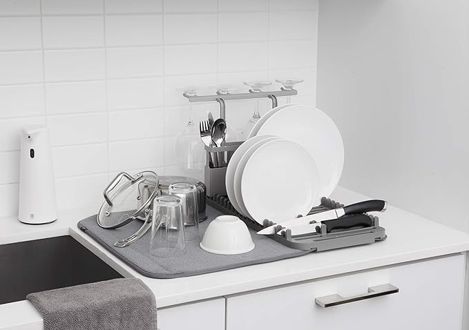 Umbra Udry Dish Rack with Dry Mat