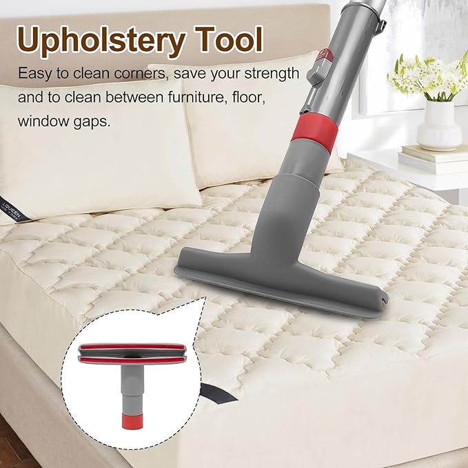 Crevice Tool and Dust Brush Upholstery Tool Compatible with Shark Navigator Lift-Away Vacuum Cleaner Models NV500, NV501, NV502, NV560, Compare to Part No.X11FC500 Gray