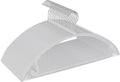 TIMMY Plastic Hangers 50 Pack No Shoulder Bump Suit Hangers Non Slip Space Saving Clothes Hangers Curved Design to Protect Clothes Shape(Grey)