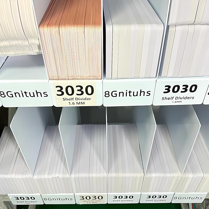 50Pcs 3030 Shelf dividers/numbered stickers/number labels/self-adhesive numbers/self-adhesive numbers/Shelf label/label divider/dry erase label/numbered dividers/dividers/shelf inventory stickers