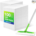Dry Sweeping Cloths, 100 Count Mop Refill Compatible with Swiffer Sweeper - Disposable Duster Refills Mops for Cleaning Hardwood Floor Dust
