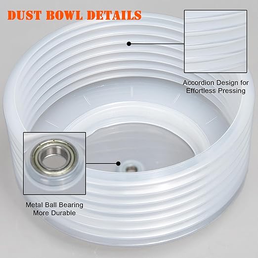 6 & 4 Hole Saw for Recessed Lights, 6 Inch & 4 Inch Hole Cutter with Dust Bowl Catcher for Led Recessed Lighting 6 Inch & 4 Inch and Wood Metal Drywall, Bi-Metal Construction, Black