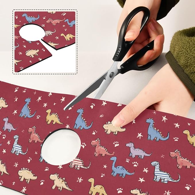 Red Dinosaur Stars Paw Prints Colorful Hearts Kitchen Sink Splash Guard Sink Faucet Mat Faucet Handle Drip Catcher Drain Mats for Kitchen Bathroom Countertop Absorbent Dish Dryi