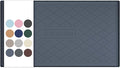 URMONA 40" x 22" Waterproof Silicone Mat in Multiple Sizes & Colors, Under Sink Mat for Kitchen & Bathroom, Pet Food Pad for Dogs & Cats, Kitchen Cabinet Liner, Multi-Purpose for Storage(Dark Grey)