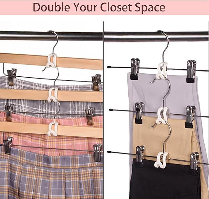 25 Pcs Clothes Hanger Connector Hooks Mini Cascading Hanger Hooks Hanger Extender Heavy Duty Clothes Hangers Space Saving for Closet(Grey)