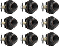 Haidms Oil Rubbed Bronze Door Knobs Interior, Privacy Interior Door knobs, Bronze Indoor Doorknobs for Bedroom or Bathroom (9 Pack)