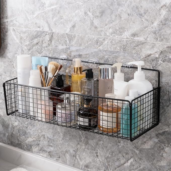 MUSSIN Shower Caddy Adhesive Replacement, 2 Pack Strong Shower Shelf Adhesive Hooks for Bathroom Storage Shelves Kitchen Racks